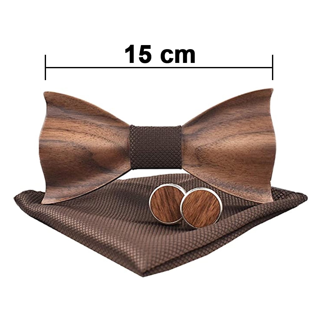 handmade bow tie wood shoes bow tie Set of two mens wooden bow tie shoes 