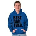 thumbnail image 5 of Cool Father's Day Best Dad Ever Hoodie Hooded Sweatshirt Men Brisco Brands M, 5 of 6