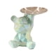 thumbnail image 1 of Estatua de oso, bandeja de almacenamiento, decoración de mesa nórdica, llavero, escultura de oso de cerámica para dormitorio, hogar y sala de estar Verde, 1 of 8