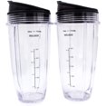 thumbnail image 1 of ( 2-Pack ) 24 oz Cup with Sip & Seal Lid Compatible with Nutri Ninja Auto-iQ, 1 of 2