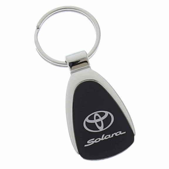 Toyota Solara Keychain & Keyring - Black Teardrop