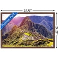thumbnail image 3 of Wonders of the World - Machu Picchu Wall Poster, 22.375" x 34", Framed, 3 of 3