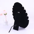 thumbnail image 2 of WORGEOUS Velvet Flame Shape Collar Display Busto Stand Rack Neck Chain Holder Jewelry Easel Organizer (Negro), 2 of 8