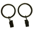 thumbnail image 3 of TEJATAN - 1.5-inch, Set of 14, Black - Metal Curtain Rings with Clips and Eyelets Ã¢Â€Â“ TEJATAN (Also Known as Rings with Curtain Clips/Curtain Clip Rings/Drapery Rings/Curtain Rings with Clips), 3 of 3
