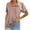 Khaki1, variant on fatyb Women's Square Neck Striped Tops Short Sleeve Tunic Casual Shirts Summer Loose Blouses Tee