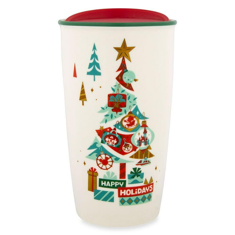 Disneyland Resort Starbucks 12oz Ceramic Tumbler - Christmas Holiday Parks  Landmarks 