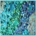 thumbnail image 1 of Ahgly Company Tapis d'Intérieur Lavable en Machine Carré Turquoise Vert, 7 Pieds Carré, 1 of 7