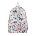 thumbnail image 2 of Girls School Backpack Butterfly Print Nylon Backpack Large Capacity Travel School Daypack Pink One Size, 2 of 9
