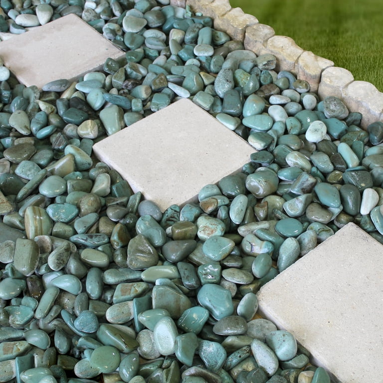 Rainforest Outdoor Decorative Natural Stone, Beach Pebbles