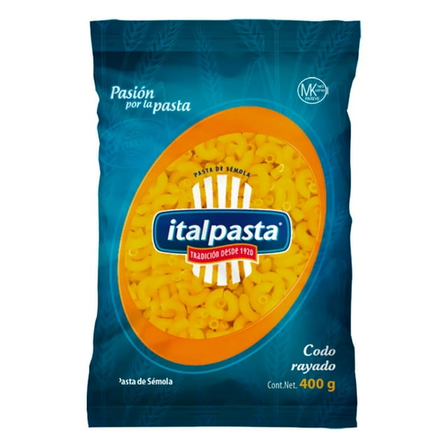 Pasta Para Sopa Italpasta Codo Rayado 400g