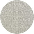 thumbnail image 1 of Ahgly Company Indoor Round Mid-Century Modern White Gold Solid Area Rugs, 4' Round, 1 of 6