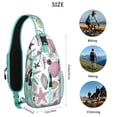 thumbnail image 5 of Crossbody Sling Backpack for Women Men Seashell Shells Summer Nautical Sea Ocean Shoulder Sling Crossbody Casual Chest Bag for Travel Sports Running Hiking, 5 of 6