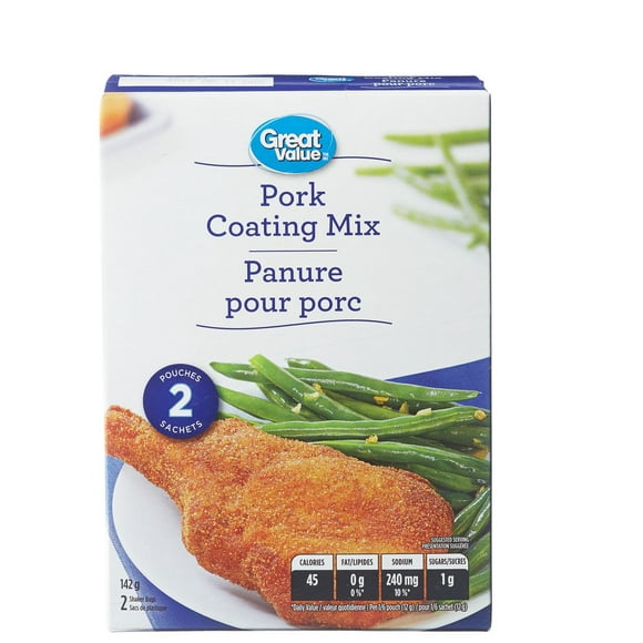 Great Value Pork Coating Mix, 2 Pouches