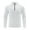 White, variant on Wrtxtat Men's Cycling Bike Jersey Slim Fit Quarter Zip Solid Color Pullover Outdoor Trainning Moisture-Wicking Long Sleeve Tee Shirt White XXL