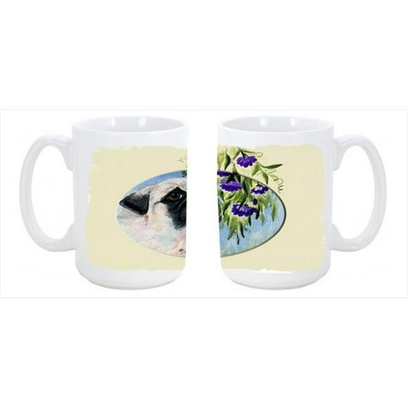 Pug Dishwasher Safe Microwavable Ceramic Coffee Mug 15 oz.