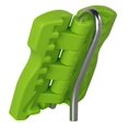 thumbnail image 2 of Tope de puerta plegable Fat Ivan con imán, verde, 2 of 7