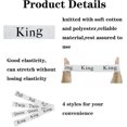 thumbnail image 3 of 4 Pieces Bed Sheet Organizer Bands - Labels For Bedding And Linen Organization (4pcs King)., 3 of 5