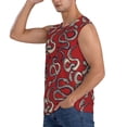 thumbnail image 3 of Fotbe Men's Snake Print Men's Sleeveless Muscle Tank Tops Casual T-Shirts for Gym Workout Beach-3X-Large, 3 of 8