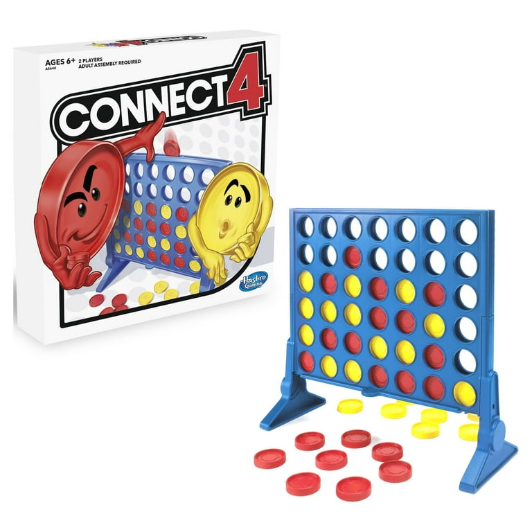  Hasbro Gaming Connect 4 Classic Grid,4 in a Row Game