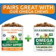 thumbnail image 6 of BARK&SPARK Advanced Dog Allergy Itch Relief Chews - Skin Probiotics for Dogs w/Fish Oil Omega 3 - Itchy Skin Relief Pills - Anti Itching Licking - Skin Allergies Treatment Immune Support - 120 Bacon, 6 of 8