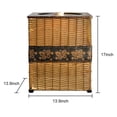 thumbnail image 3 of SunJet Indoor Rattan Water Fountain with LED Light - 17 inch High Floor Zen Fountain for Home, Living Room, Yoga Room, Office and Porch Decor, 3 of 5