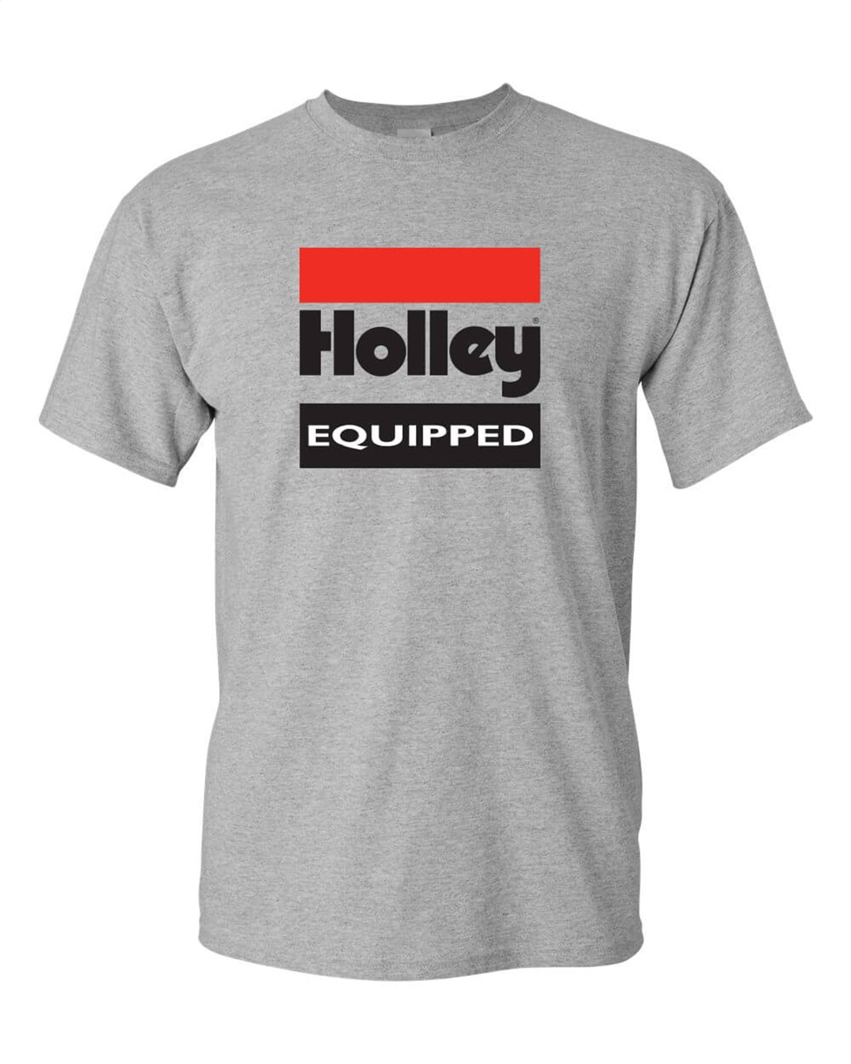New Holley Equipped Performace Racing Logo Men's Black T-Shirt Size S to 3XL