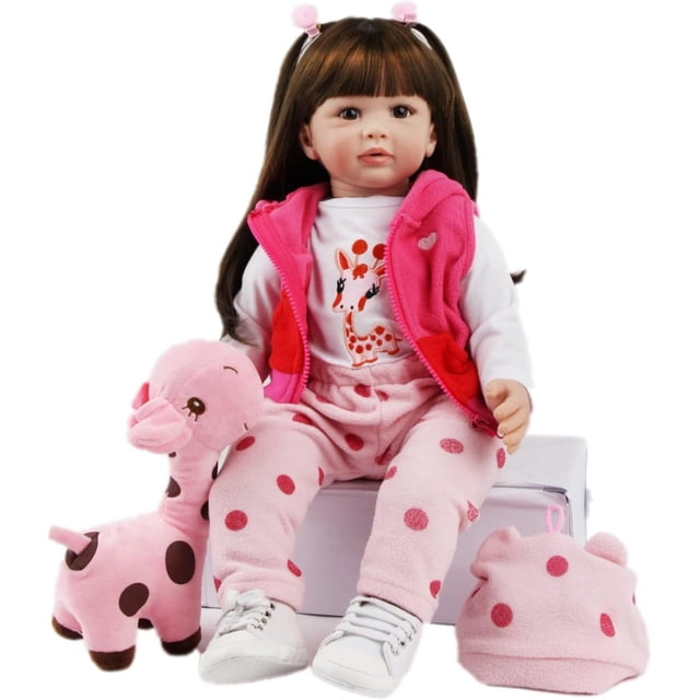 Muñeca Bebé Recién Nacida Truly Soft de 60 cm con Ropa para Niña Pequeña