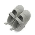 thumbnail image 3 of Quealent Toddler Girl Shoes 2024 Summer Soft Soft Sole Summer Wedding Dress Flat Shoes Beach Sandal Shoes First Walkers Grey,4.5, 3 of 5