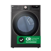 LG DLEX4000B 7.4 Cu. Ft. Ultra Large Capacity Smart wi-fi Enabled Front Load Electric Dryer with TurboSteam and