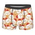 thumbnail image 4 of Goofa Cartoon Chicken Printed Men's Boxer Briefs Underwear, Moisture-Wicking Underwear, Trunk,Soft and Breathable Cotton Underwear-, 4 of 9