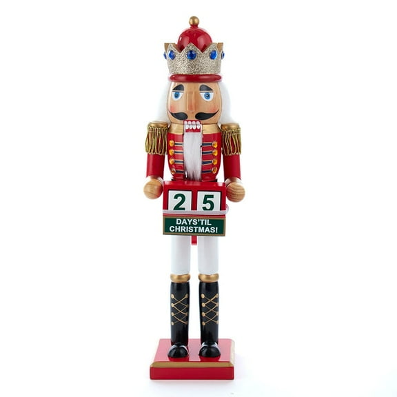 Kurt S. Adler Kurt Adler 15-Inch Red King Nutcracker with Calendar