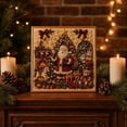 thumbnail image 4 of Christmas Pearl Painting Kit with Frame, 8x 8 Inches DIY Pearl Art Craft Set, Holiday Bead Artwork Kit, Handmade Wall Decor Project, Decorative Christmas Home Decoration and Creative Hobby Activity, 4 of 4
