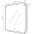 thumbnail image 5 of Vanity Art 24" x 31.5" Large LED Lighted Bathroom Vanity Wall Mirror with Touch Sensor | Modern Rounded Corner Shape Wall Mounted Makeup Mirror with Adjustable LED Light for Over Sink Bedroom VA27F-B, 5 of 5