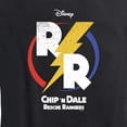 thumbnail image 3 of Chip 'N Dale Rescue Rangers - Chip 'N Dale R & R Logo - Women's Short Sleeve Graphic T-Shirt, 3 of 5