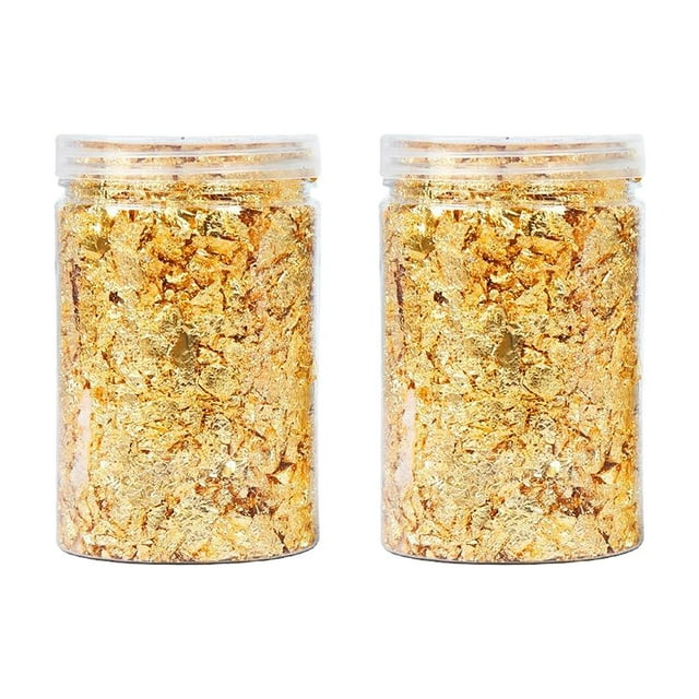 2x de Oro Enormes Y Hermosos para Manualidades 10g de Oro
