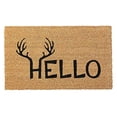 thumbnail image 2 of Home More 121711729 Antler Hello Doormat 17" X 29", 2 of 10