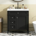 thumbnail image 2 of Abundant Storage & Easy Assembly - 30'' Bathroom Vanity for Quick Setup and Daily Storage, 2 of 6