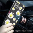 thumbnail image 5 of For REVVL 7 Pro 5G Tough Strong MetKase Hybrid (Magnet Mount Friendly) + Tempered Glass Case Cover - Chamomile Flowers, 5 of 6