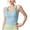 #01 Blue 【Mix, Match & Stock Up on Your Favorite Palette.】, variant on Women's Summer Sleeveless Round Neck Tank Tops Cami Blouses Solid Color Casual Daily Wear Loose Fit Soft Breathable Vacation Beach Loungewear Fashion Essential Gift for Women