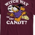 thumbnail image 3 of Garfield - Halloween Witch Way To The Candy - Men's Short Sleeve Graphic T-Shirt, 3 of 5