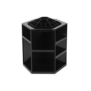 360 Degree Rotating Cosmetic Organizer Fashion Makeup Box Cosmetic Display