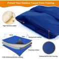 thumbnail image 2 of Reusable Outdoor Faucet Cover 10”H x 6.3”W, Waterproof Faucet Insulation Cover Protector, Thickened Faucet Spigot Covers for Winter Freeze Protection Pipe Insulation 2 Pcs, 2 of 7