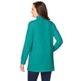 thumbnail image 2 of Woman Within Plus Size Perfect Long-Sleeve Mockneck Tee (Petite Available), 2 of 6