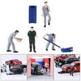 thumbnail image 4 of Tiny Diorama Figure Resin Doll Street Train Layout Scenery Accessories gray, 4 of 9