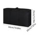 thumbnail image 3 of Bolsa de Almacenamiento de Tela Reforzada Extra Grande 100x58x28cm, Impermeable, Cremallera Resistente, Ventana de PVC Transparente, Negra o Gris, 1 Unidad, 3 of 6