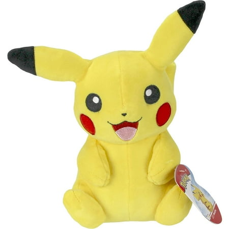 Jazwares - Pokemon Plush - PIKACHU (Sitting)(8 inch)