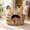 Face, variant on Luxuriomerino Cat Cave - Foldableaway Pod For Indoor Cats Felt Kitten Pet Enclosure Covered House Ultimate Cozyfort By (fish)