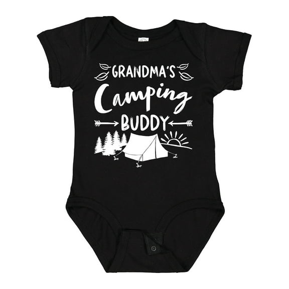 Inktastic Grandmas Camping Buddy Boys or Girls Baby Bodysuit