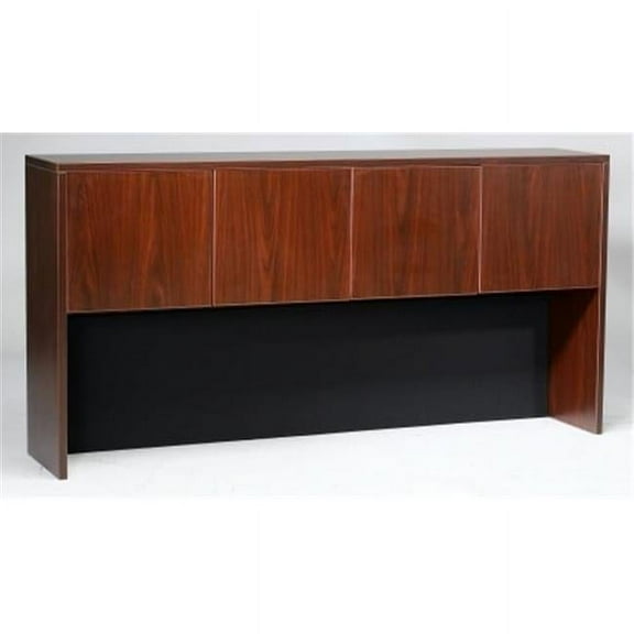 Hutch With Doors- Mahogany 711536