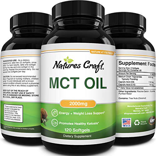 C8 Mct Coconut Oil Capsules C8 Mct Oil Keto Diet Pills With Pure Coconut Oil Natural